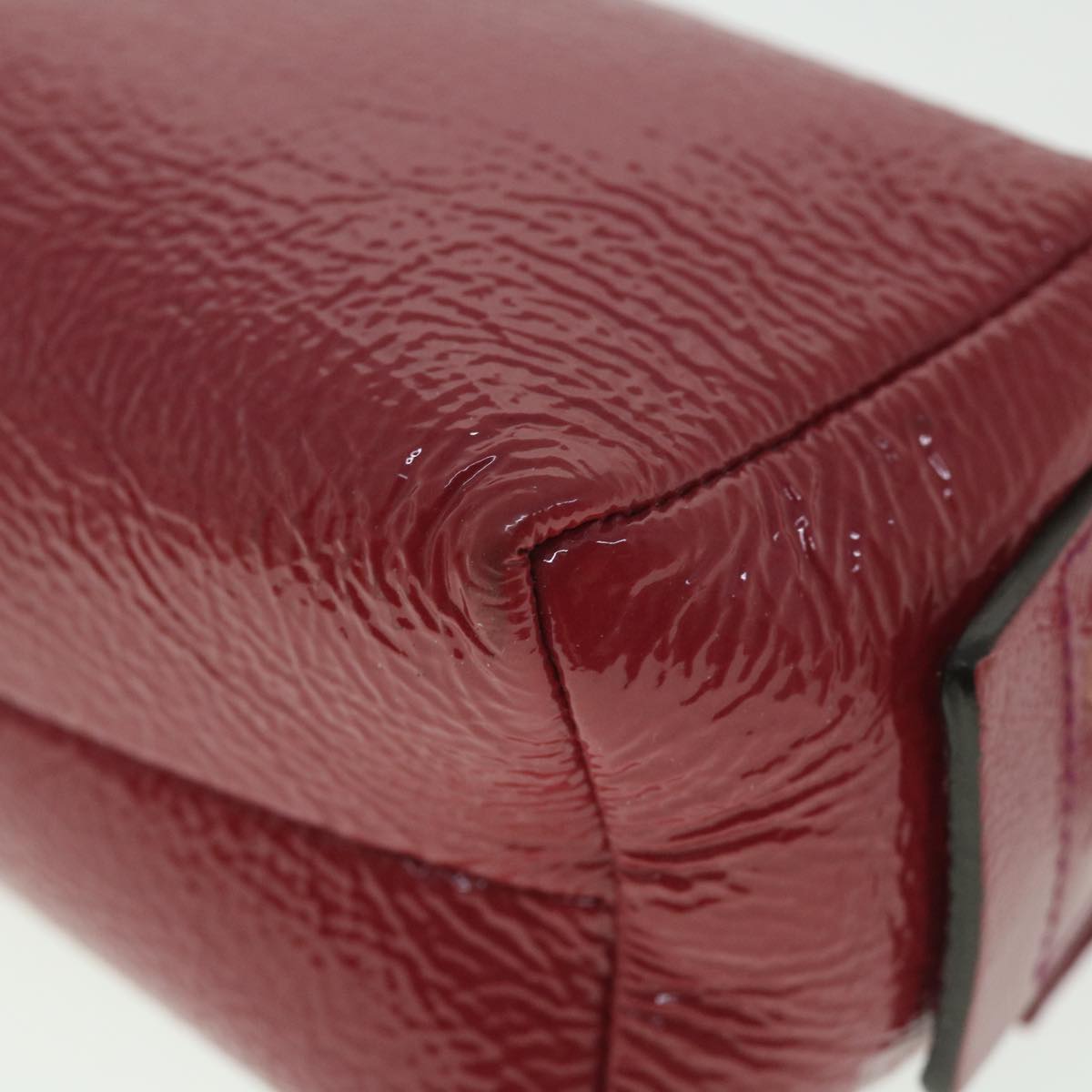 GUCCI Pouch Patent leather Pink ac2324