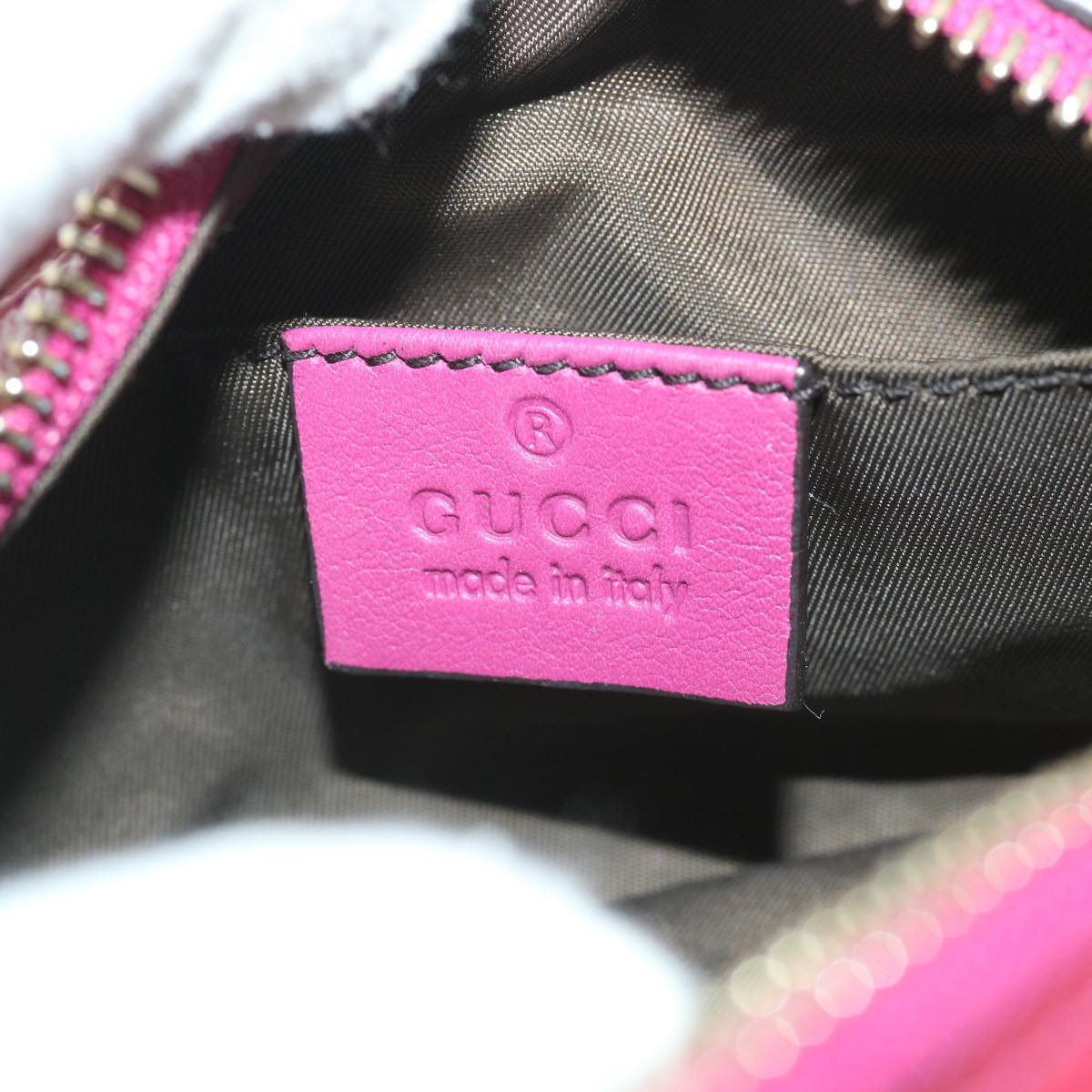 GUCCI Pouch Patent leather Pink ac2324