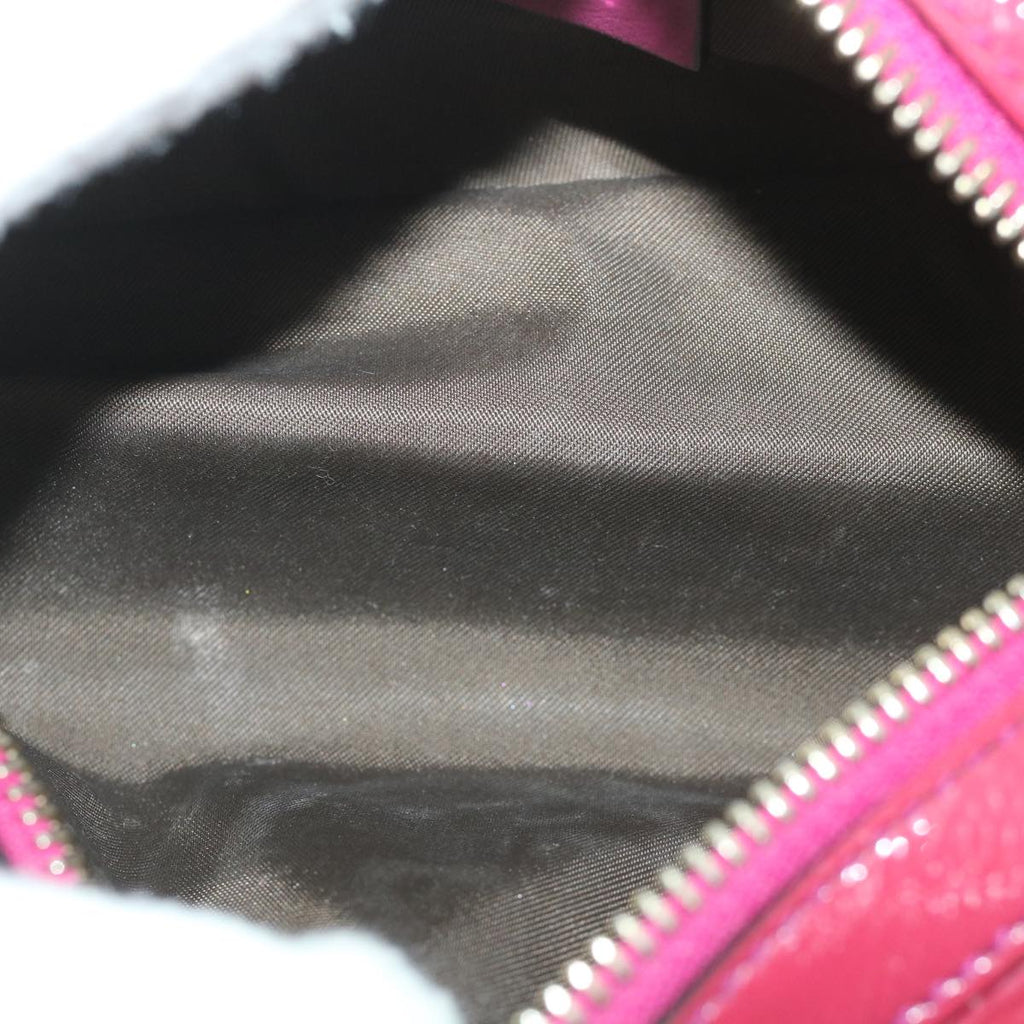 GUCCI Pouch Patent leather Pink ac2324