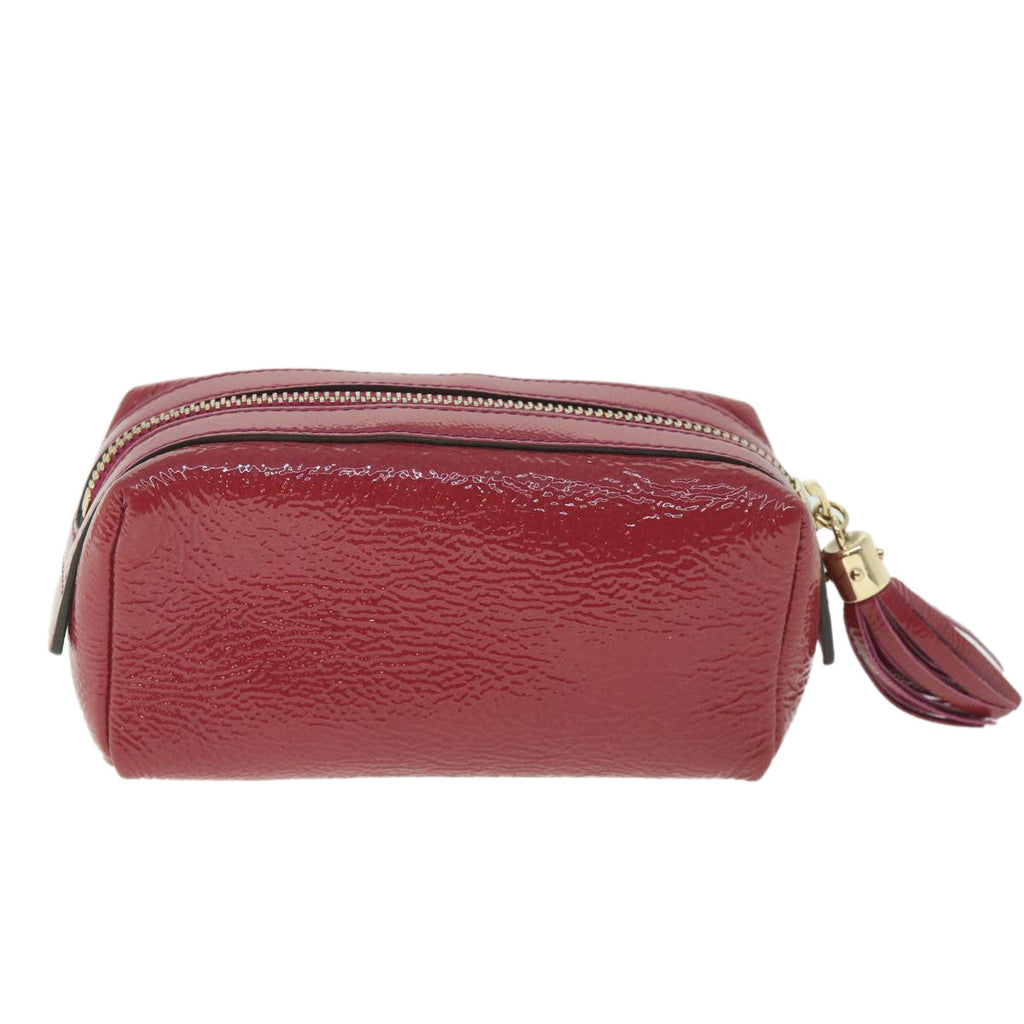 GUCCI Pouch Patent leather Pink ac2324