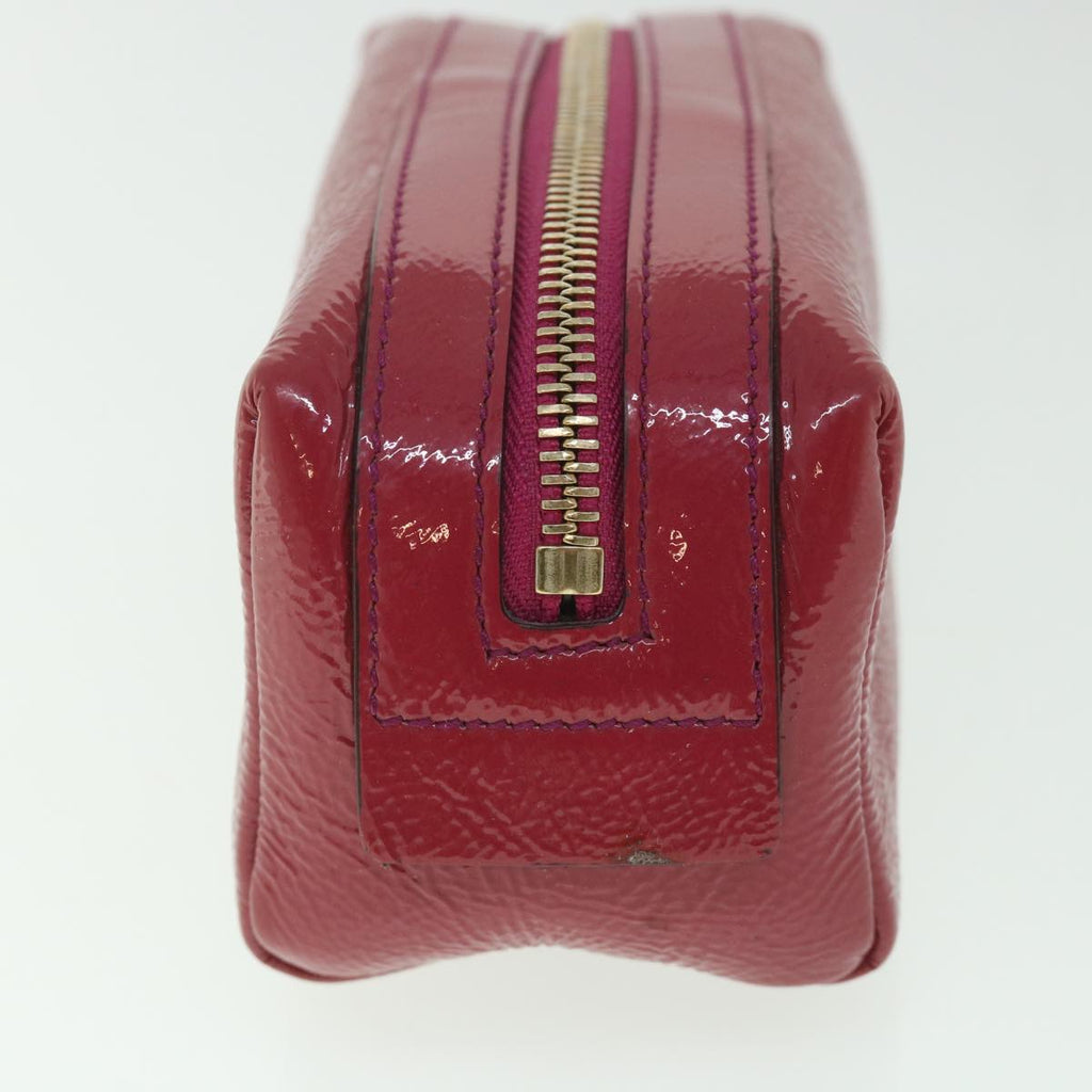 GUCCI Pouch Patent leather Pink ac2324