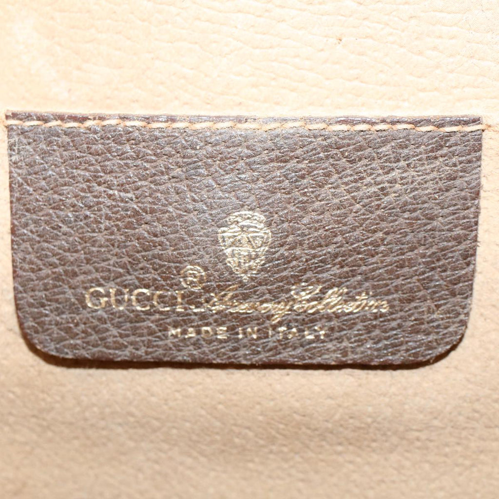 GUCCI GG Supreme Web Sherry Line Clutch Bag 2Set Beige Red Green ac2325