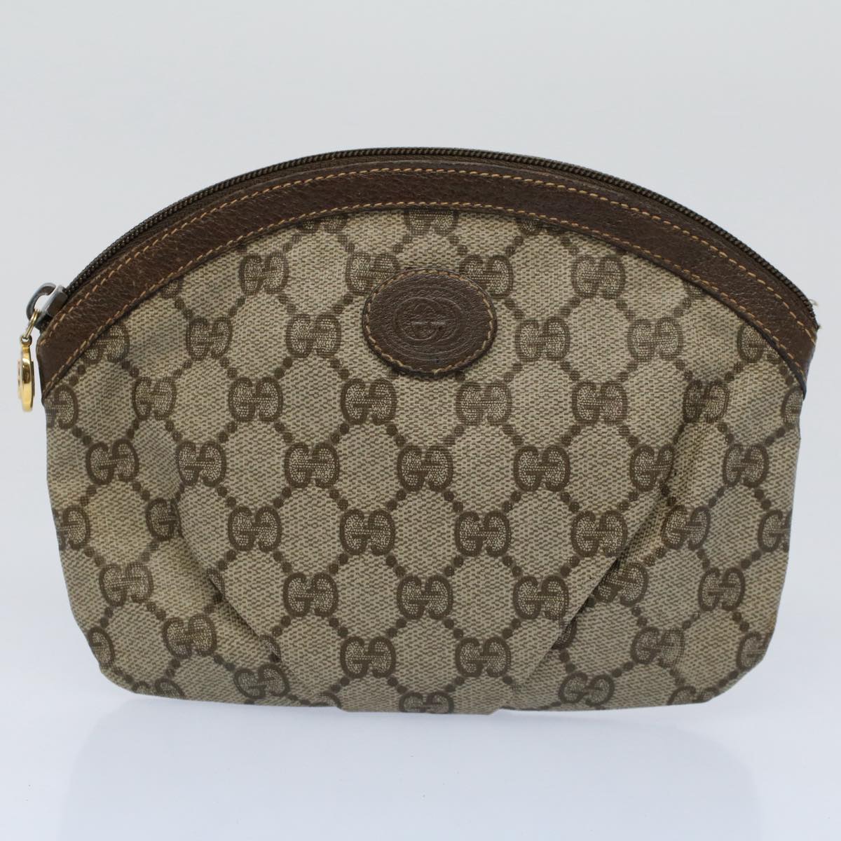 GUCCI GG Supreme Web Sherry Line Clutch Bag 2Set Beige Red Green ac2325