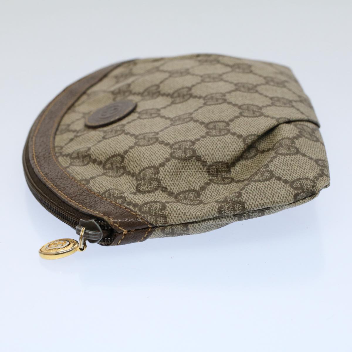 GUCCI GG Supreme Web Sherry Line Clutch Bag 2Set Beige Red Green ac2325