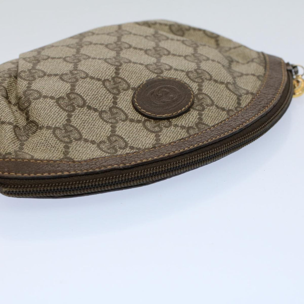 GUCCI GG Supreme Web Sherry Line Clutch Bag 2Set Beige Red Green ac2325