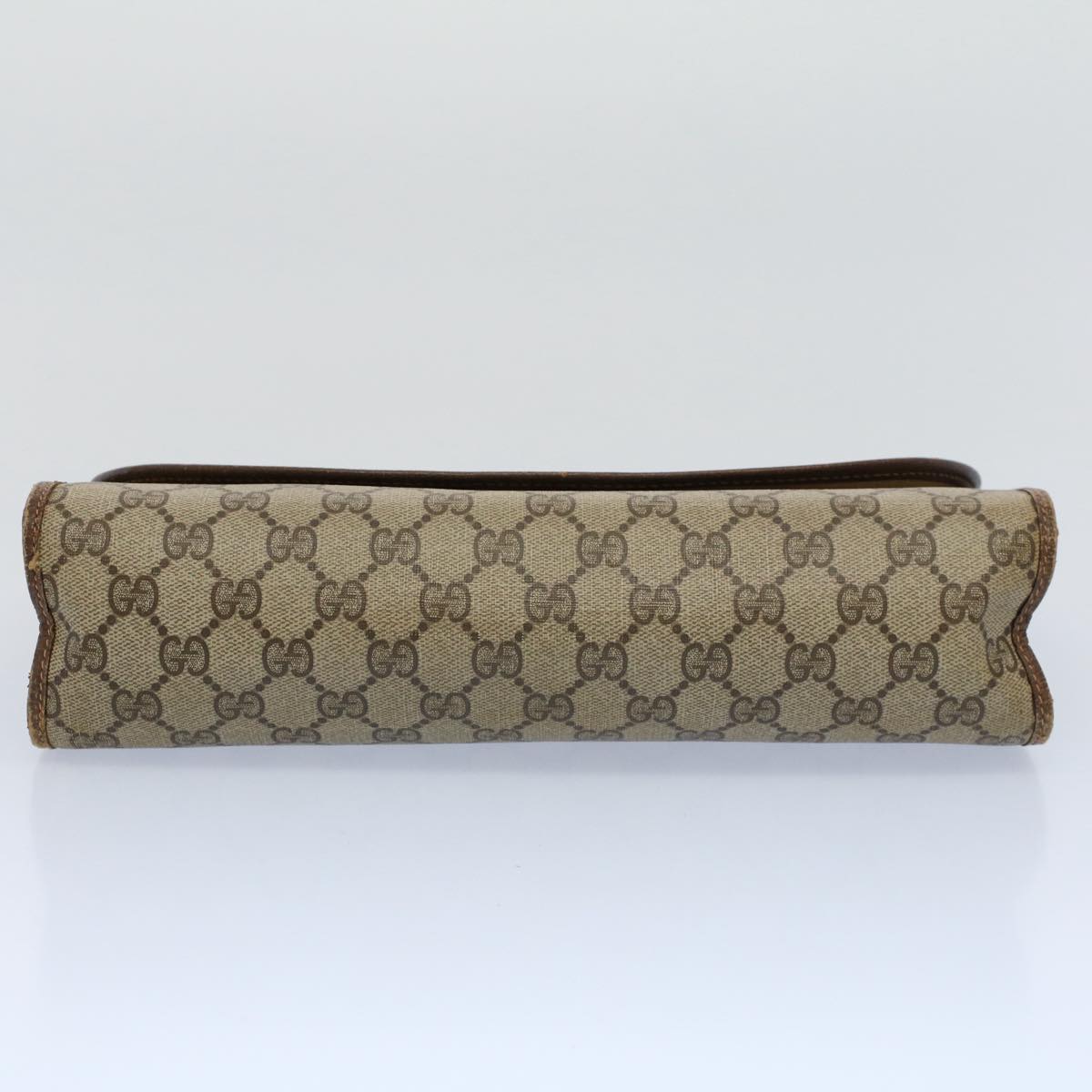 GUCCI GG Supreme Web Sherry Line Clutch Bag 2Set Beige Red Green ac2325