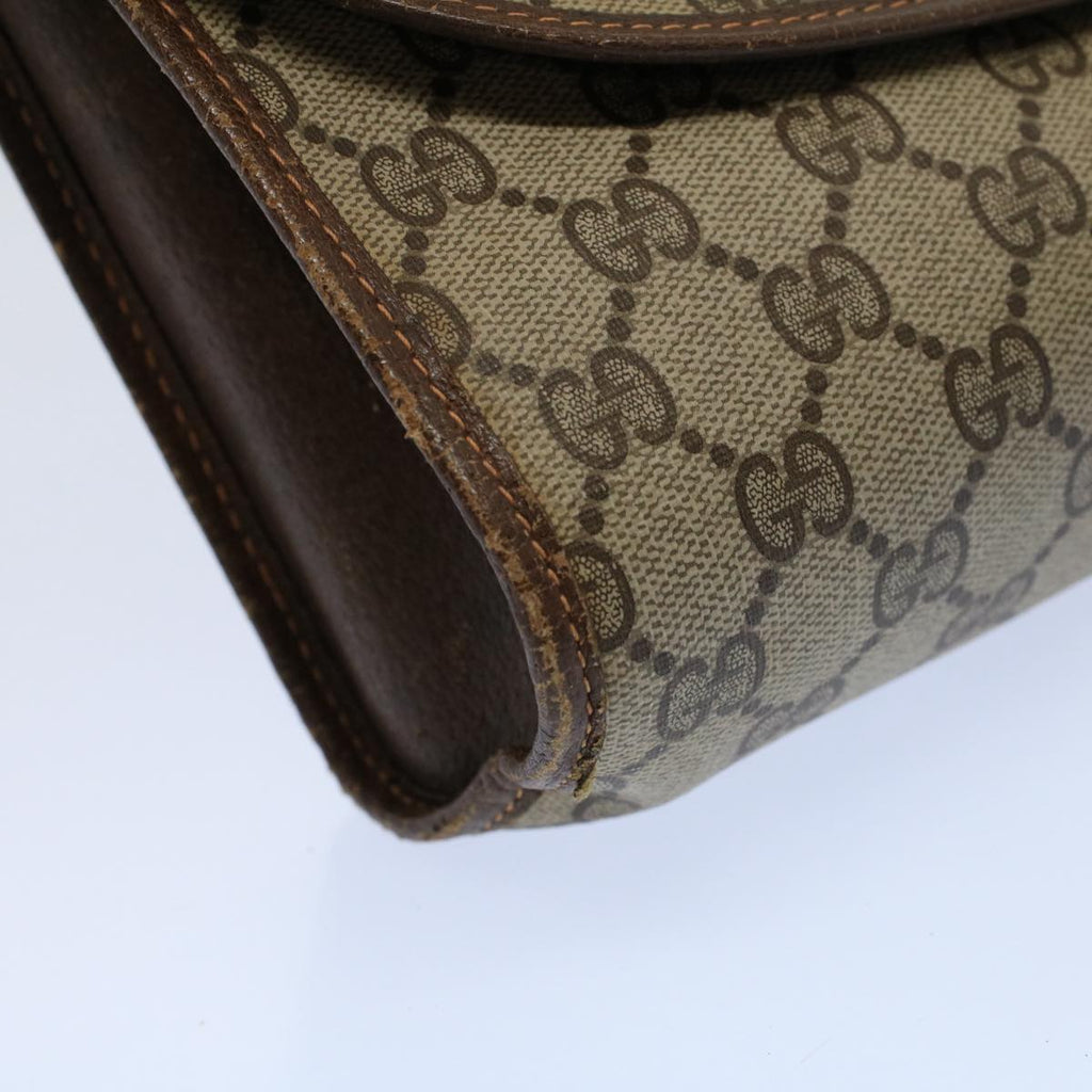 GUCCI GG Supreme Web Sherry Line Clutch Bag 2Set Beige Red Green ac2325