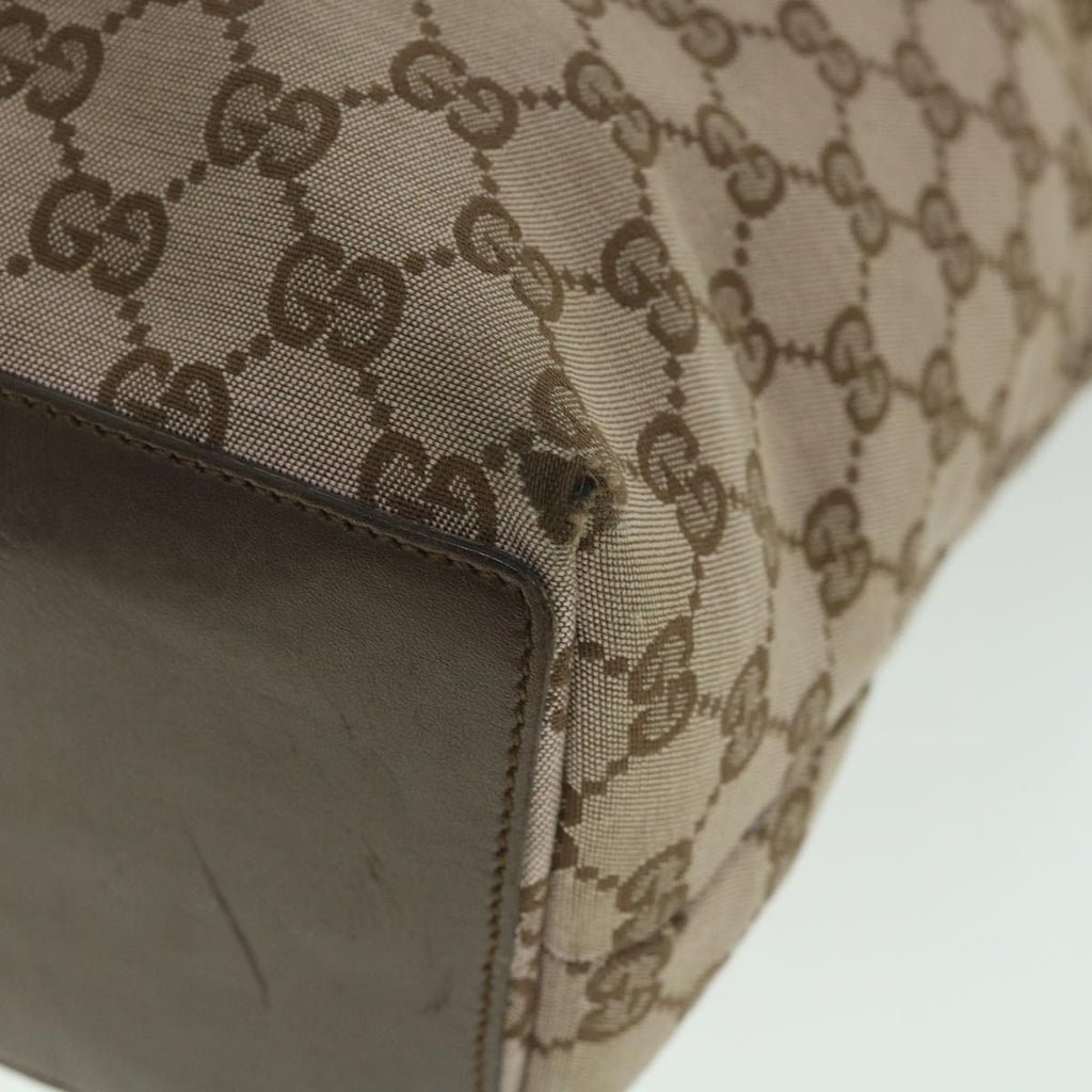 GUCCI GG Canvas Tote Bag Brown 002 1098 ac2327