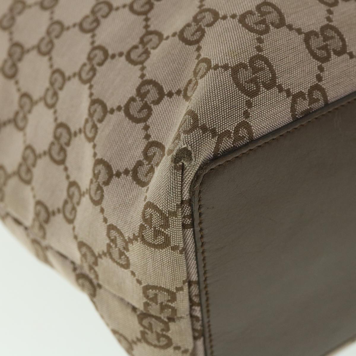 GUCCI GG Canvas Tote Bag Brown 002 1098 ac2327