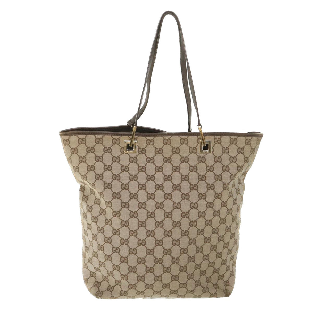 GUCCI GG Canvas Tote Bag Brown 002 1098 ac2327