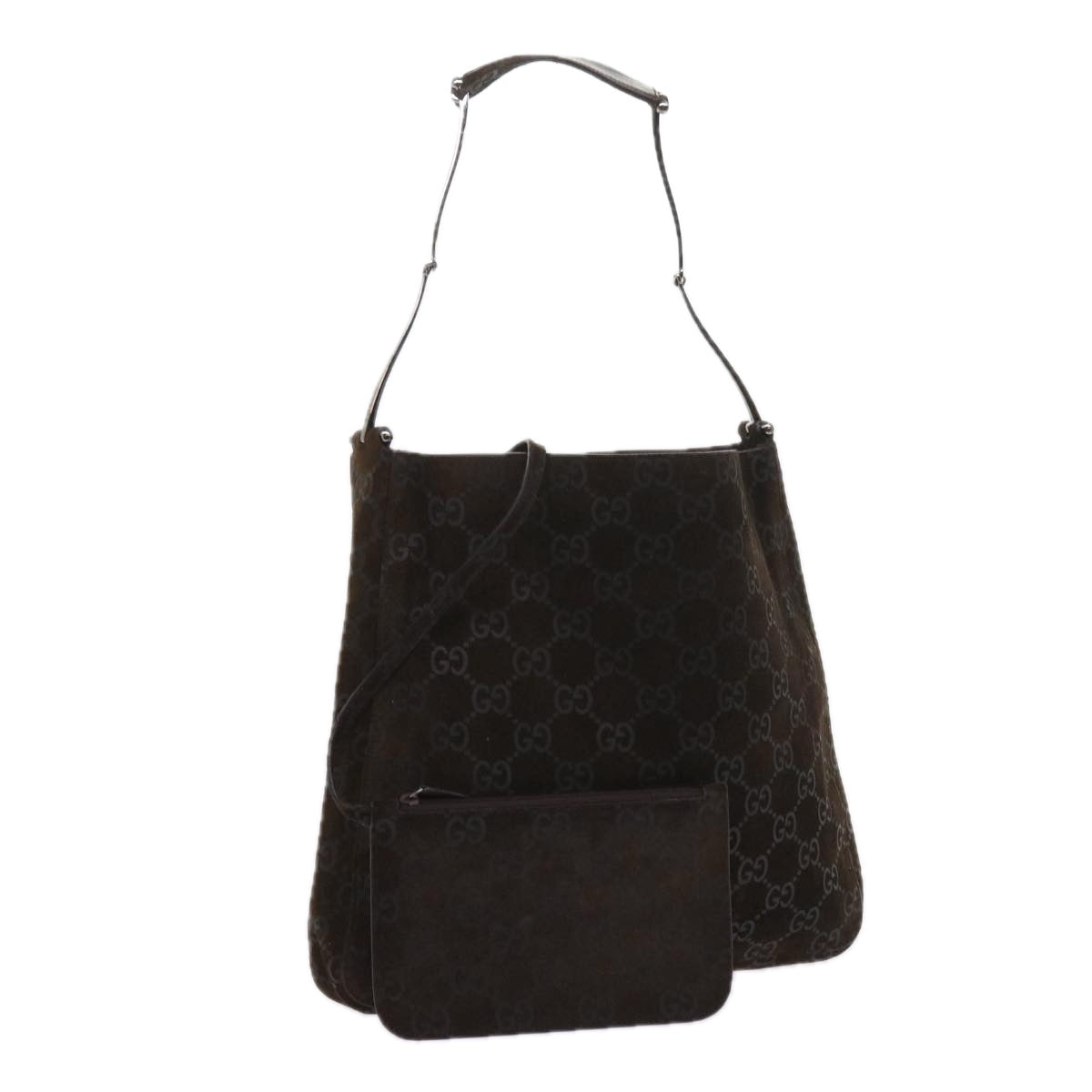 GUCCI GG Canvas Shoulder Bag Brown 001 3181 002046 ac2331
