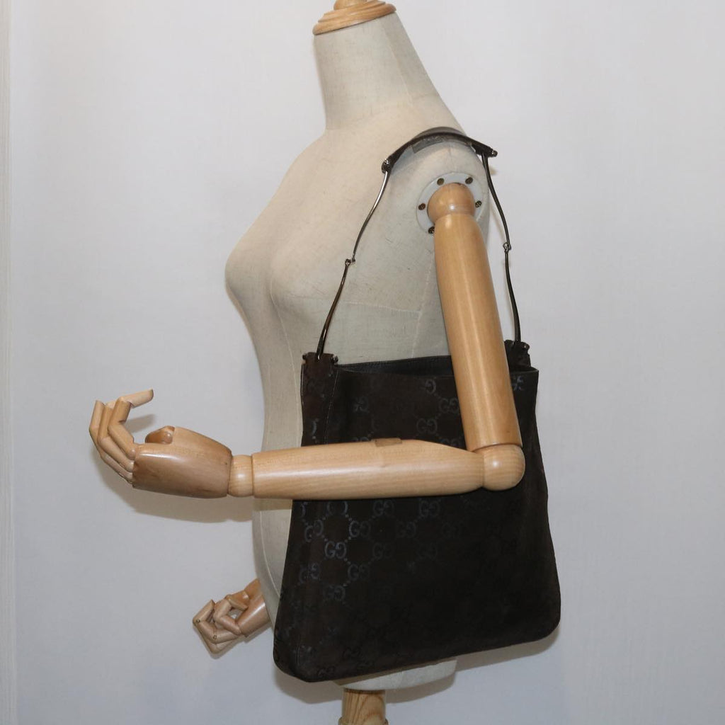 GUCCI GG Canvas Shoulder Bag Brown 001 3181 002046 ac2331