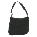 GUCCI GG Canvas Shoulder Bag Nylon Black ac2333