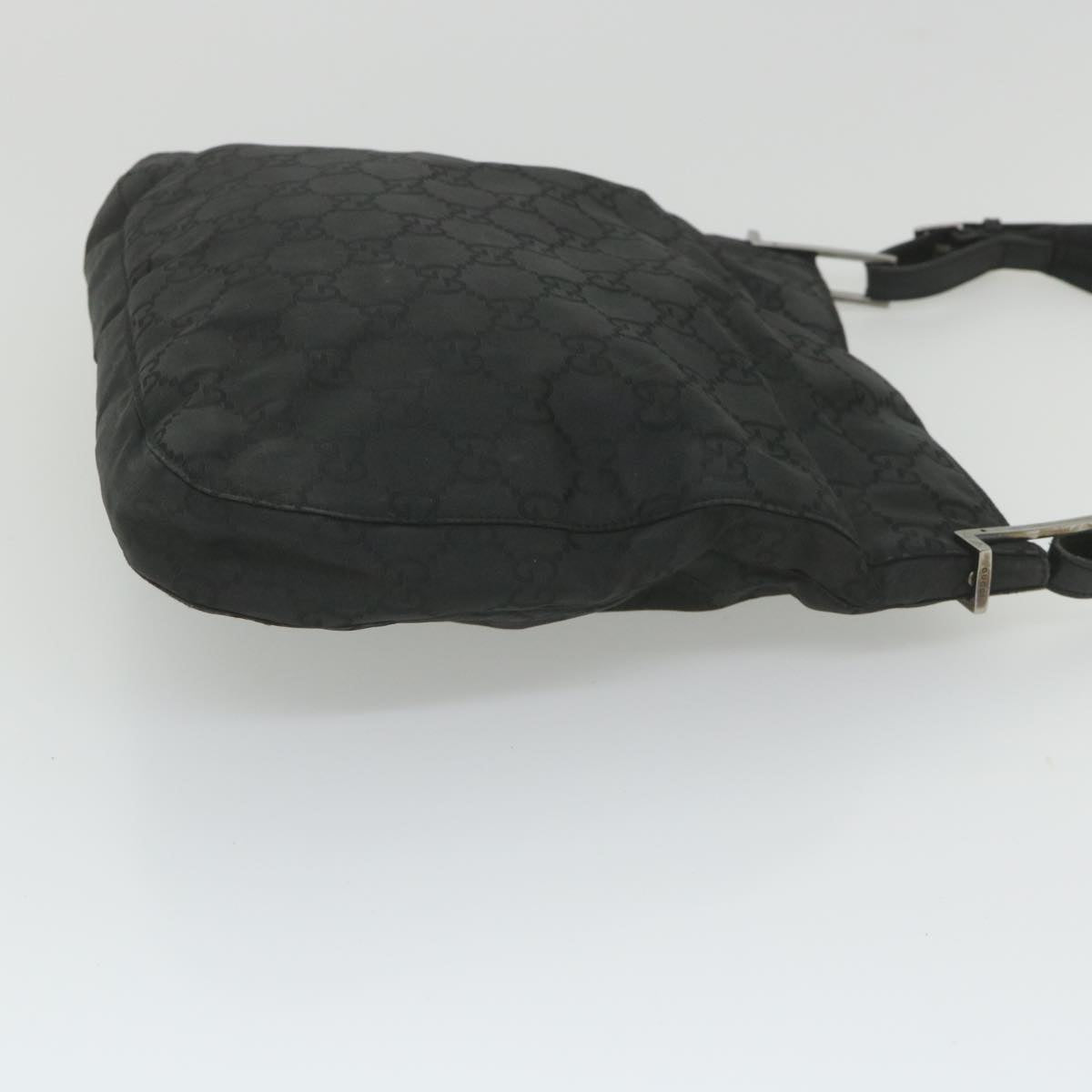 GUCCI GG Canvas Shoulder Bag Nylon Black ac2333