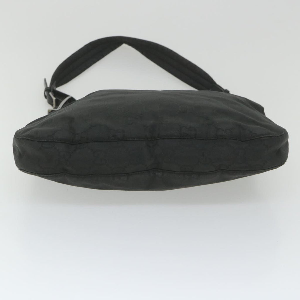 GUCCI GG Canvas Shoulder Bag Nylon Black ac2333