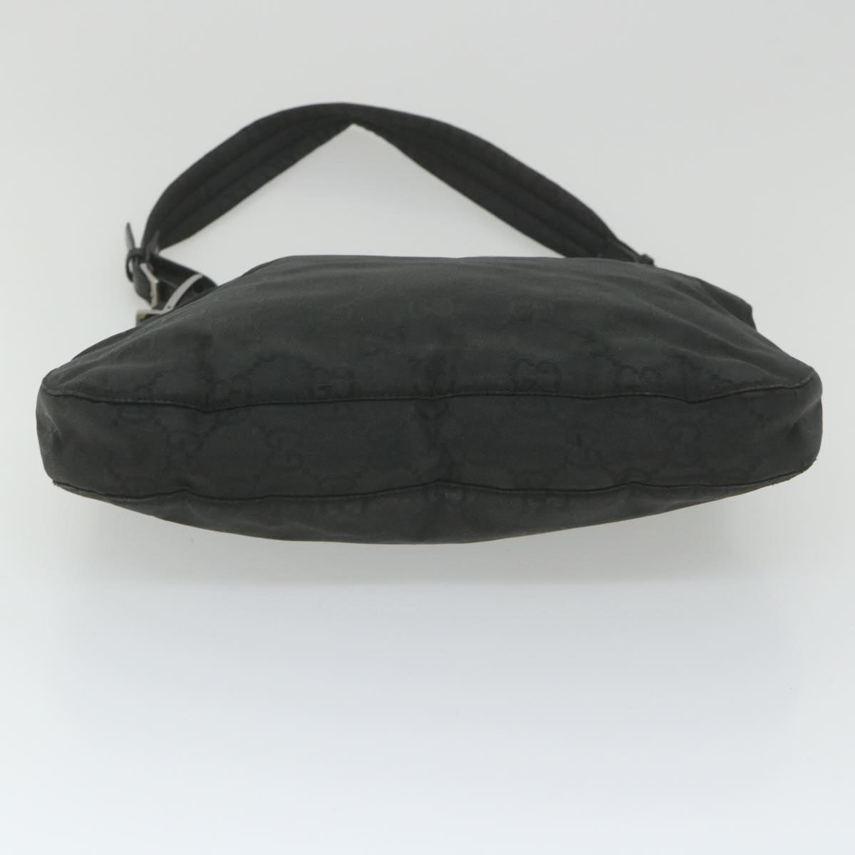 GUCCI GG Canvas Shoulder Bag Nylon Black ac2333