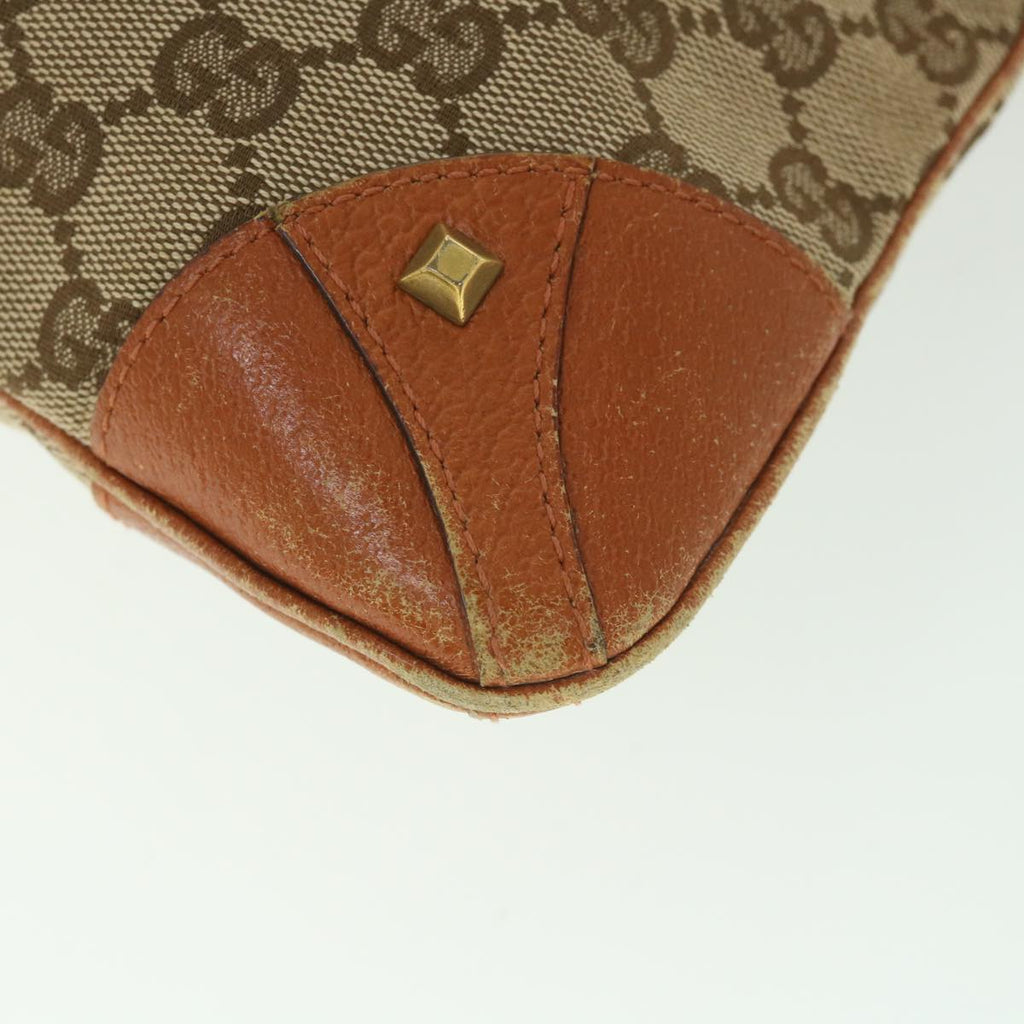 GUCCI GG Canvas Shoulder Bag Beige 120894 ac2335