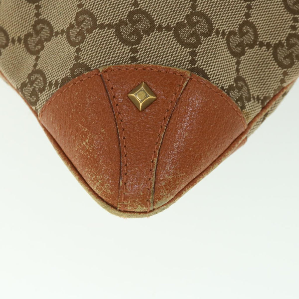 GUCCI GG Canvas Shoulder Bag Beige 120894 ac2335