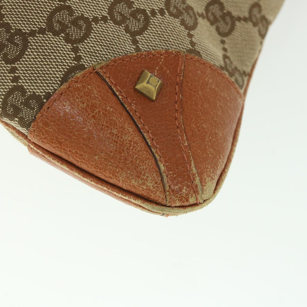 GUCCI GG Canvas Shoulder Bag Beige 120894 ac2335
