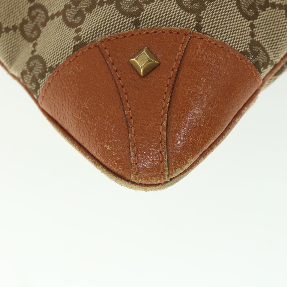 GUCCI GG Canvas Shoulder Bag Beige 120894 ac2335