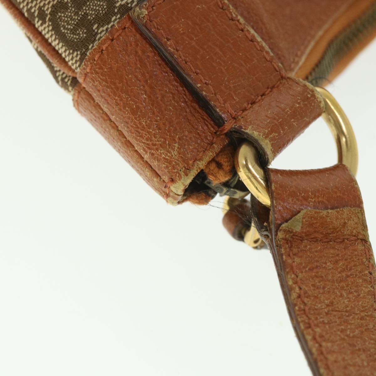 GUCCI GG Canvas Shoulder Bag Beige 120894 ac2335