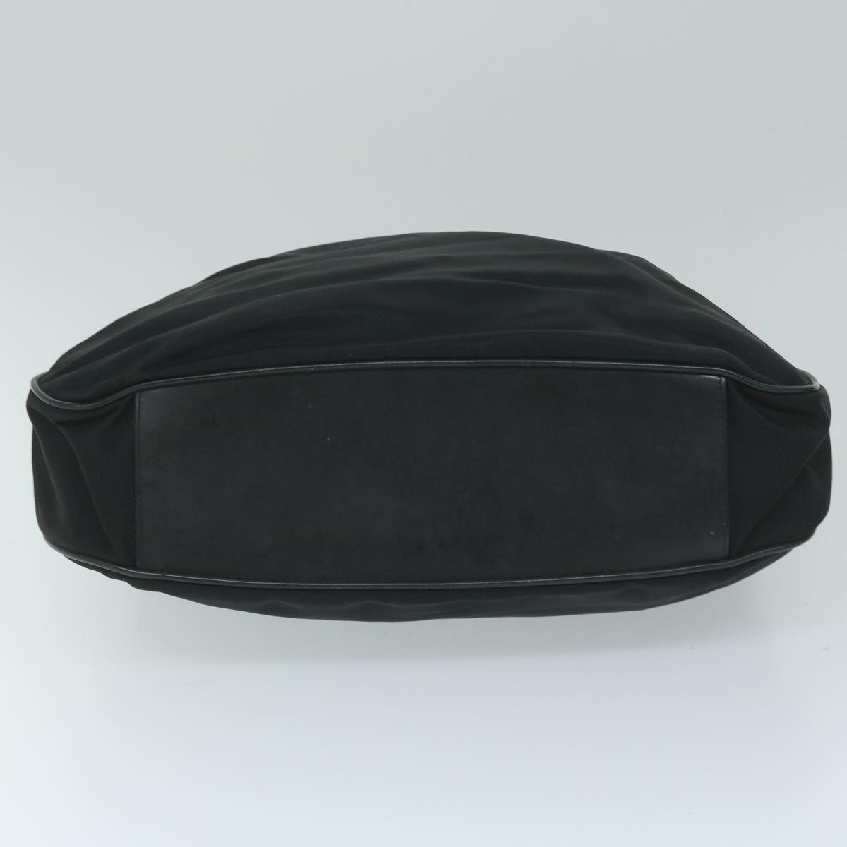 GUCCI Bamboo Shoulder Bag Nylon 2Set Black Brown ac2337