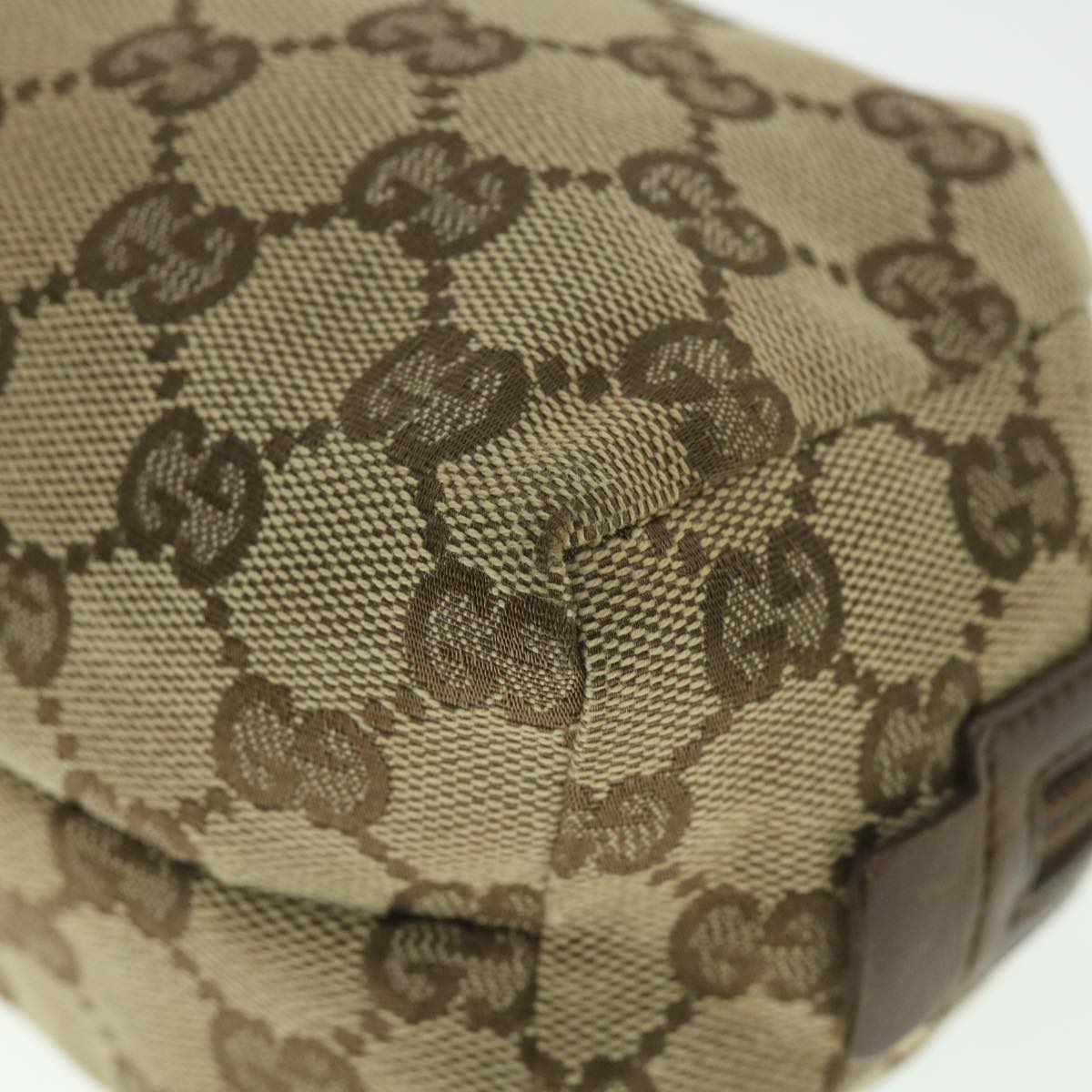 GUCCI GG Canvas Pouch Beige 29595 ac2338