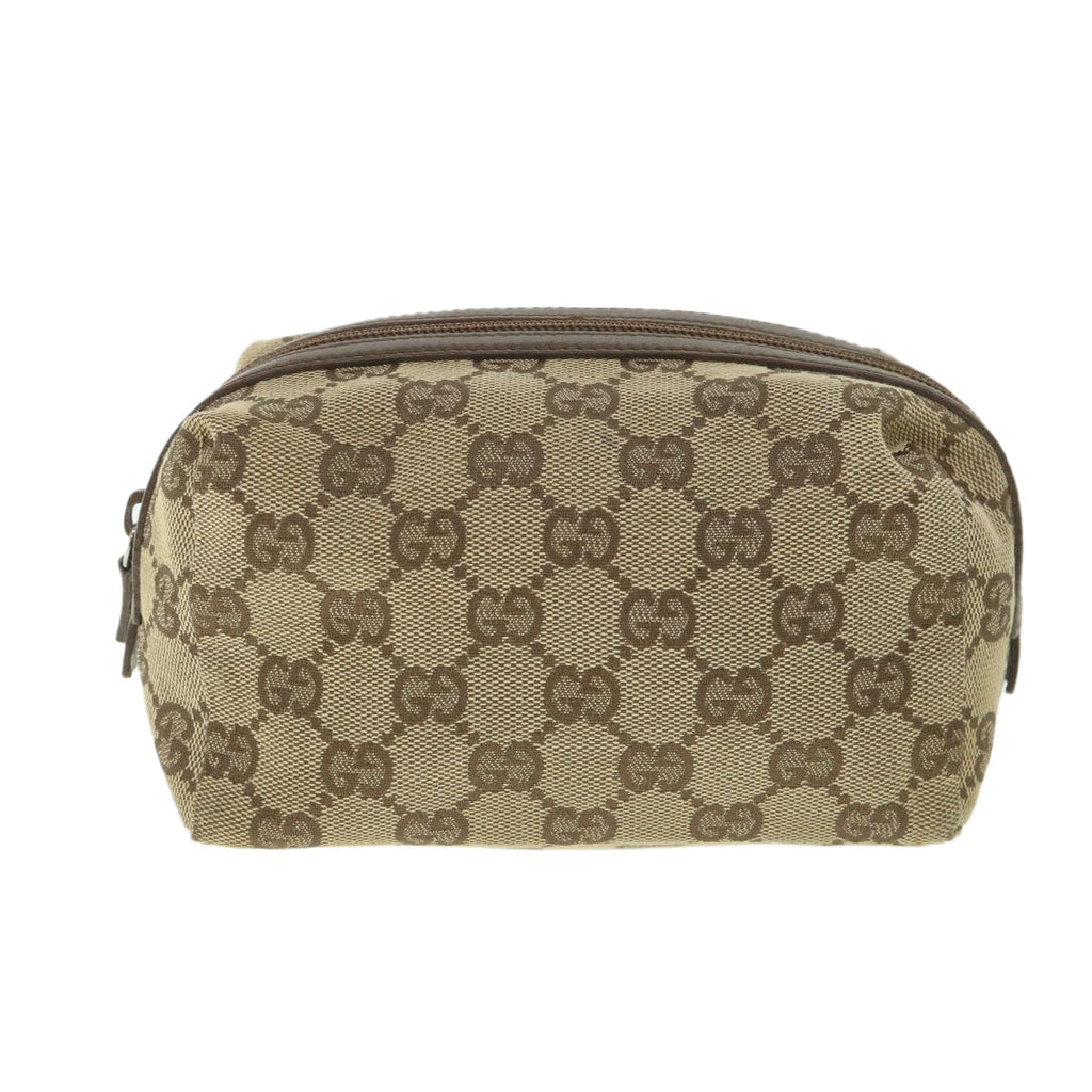 GUCCI GG Canvas Pouch Beige 29595 ac2338