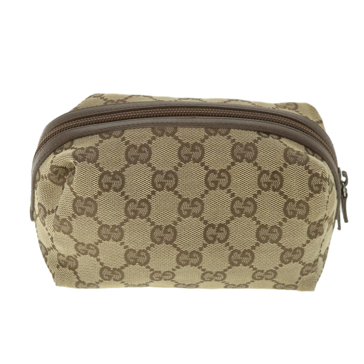 GUCCI GG Canvas Pouch Beige 29595 ac2338