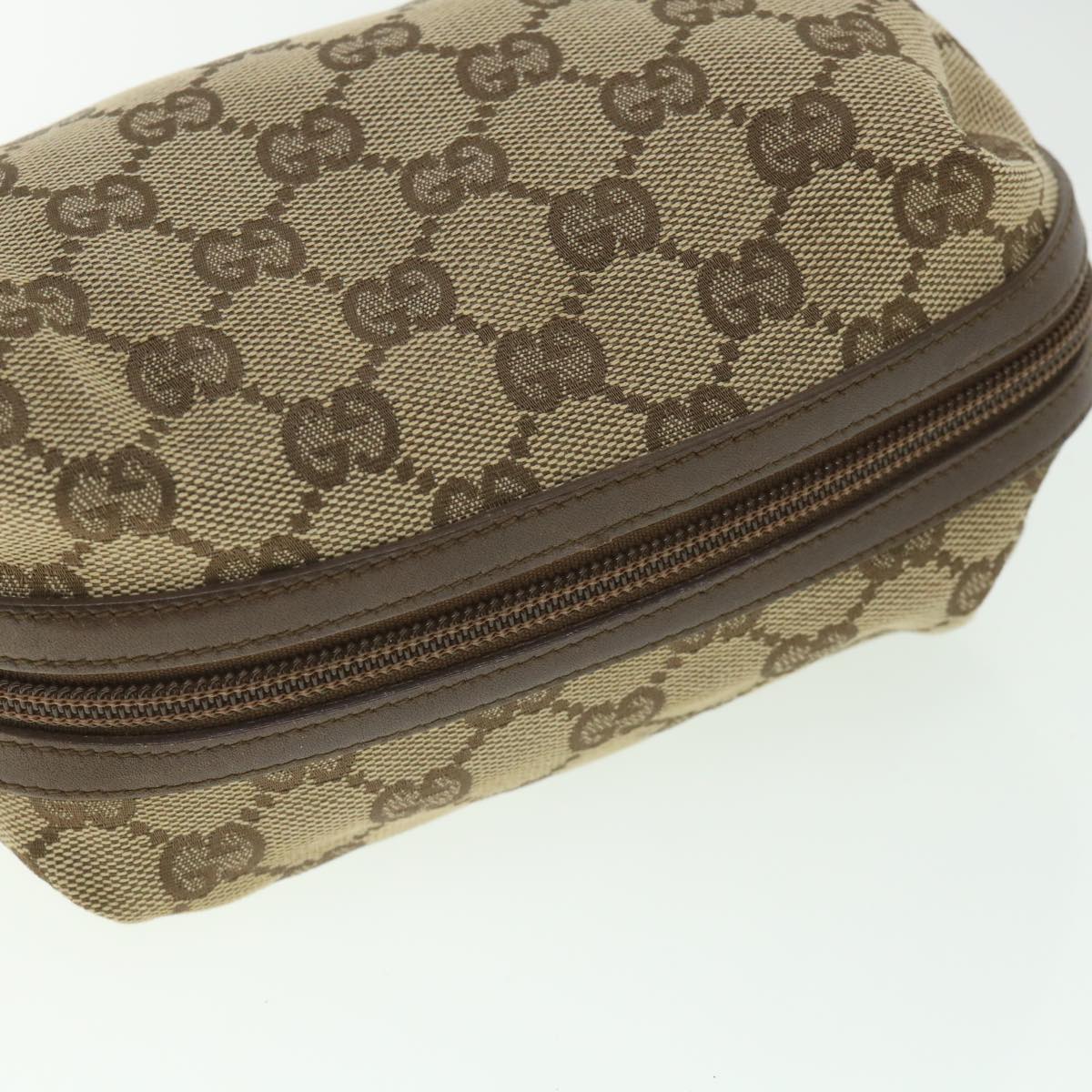 GUCCI GG Canvas Pouch Beige 29595 ac2338
