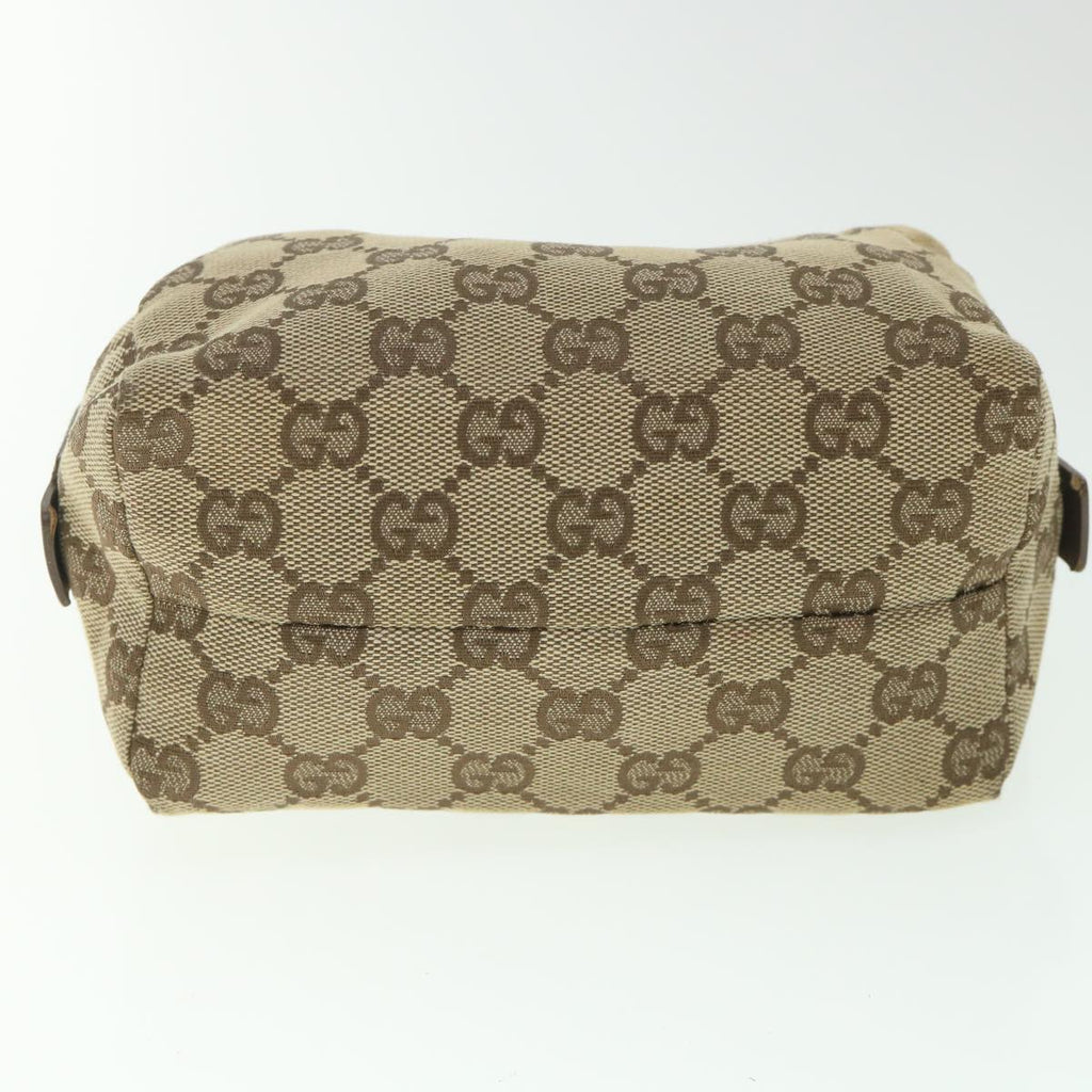 GUCCI GG Canvas Pouch Beige 29595 ac2338