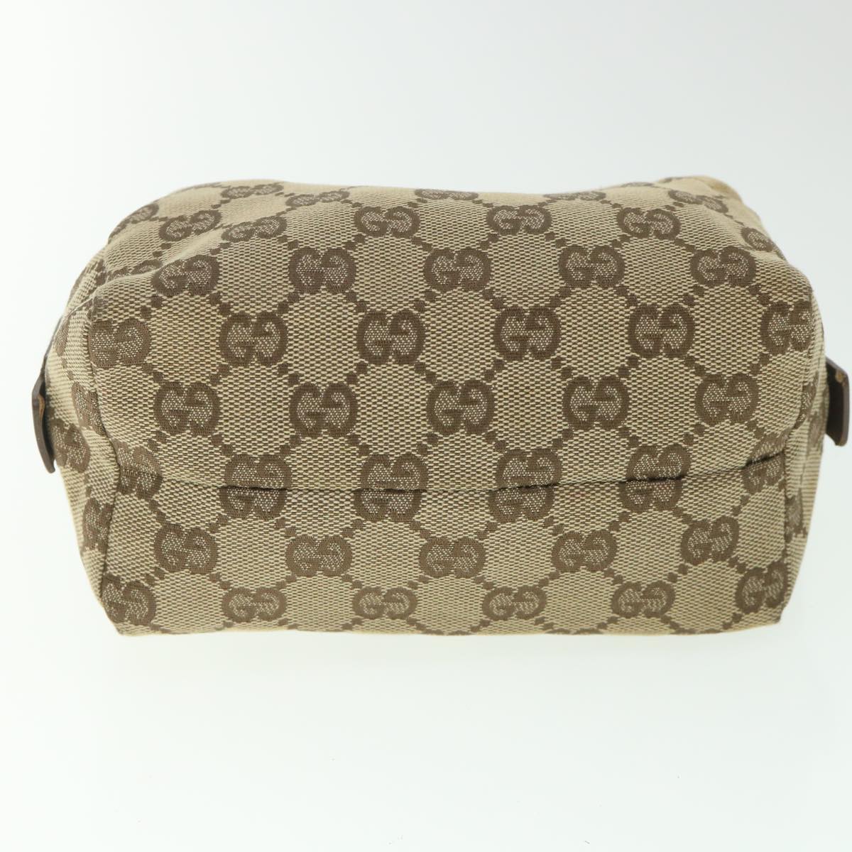 GUCCI GG Canvas Pouch Beige 29595 ac2338
