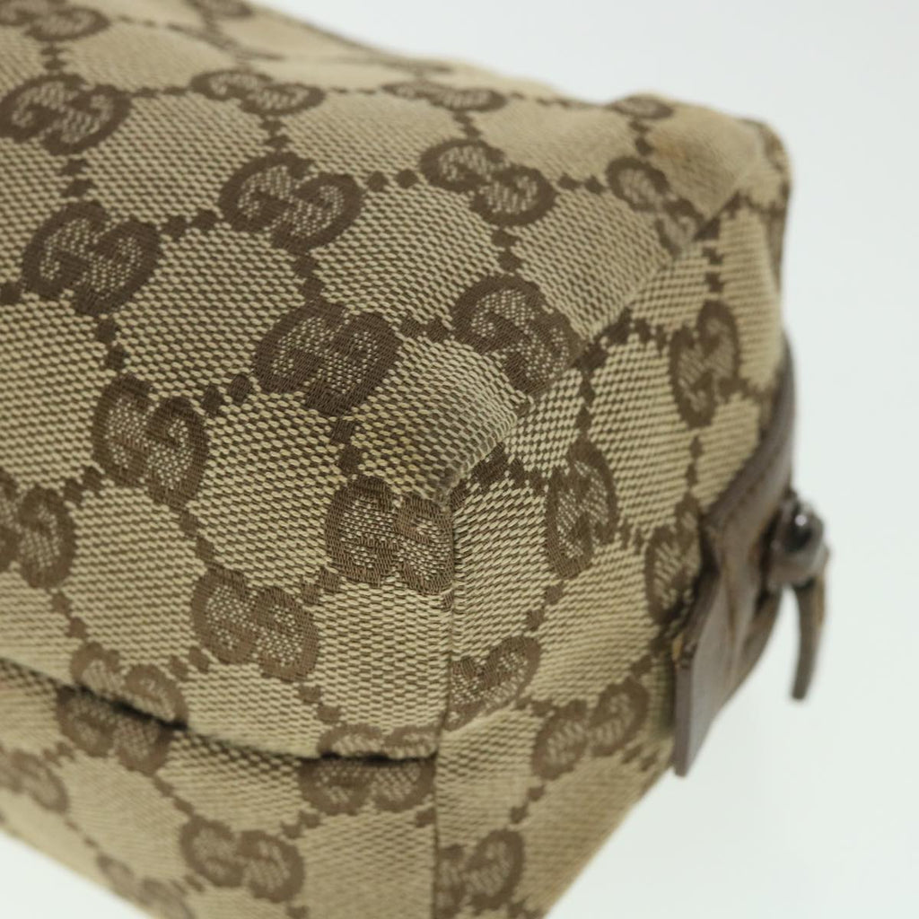 GUCCI GG Canvas Pouch Beige 29595 ac2338