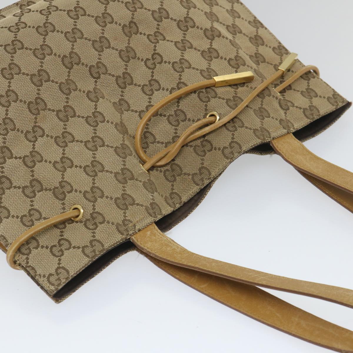 GUCCI GG Canvas Tote Bag Beige 002 1053 3754 ac2355