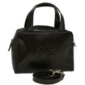 GUCCI Hand Bag Leather 2way Brown 000 1274 0505 ac2356