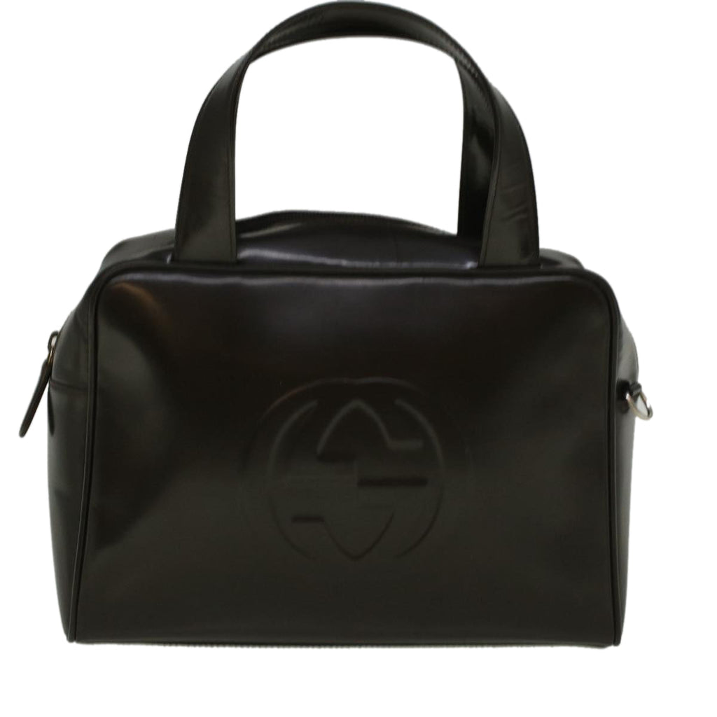 GUCCI Hand Bag Leather 2way Brown 000 1274 0505 ac2356