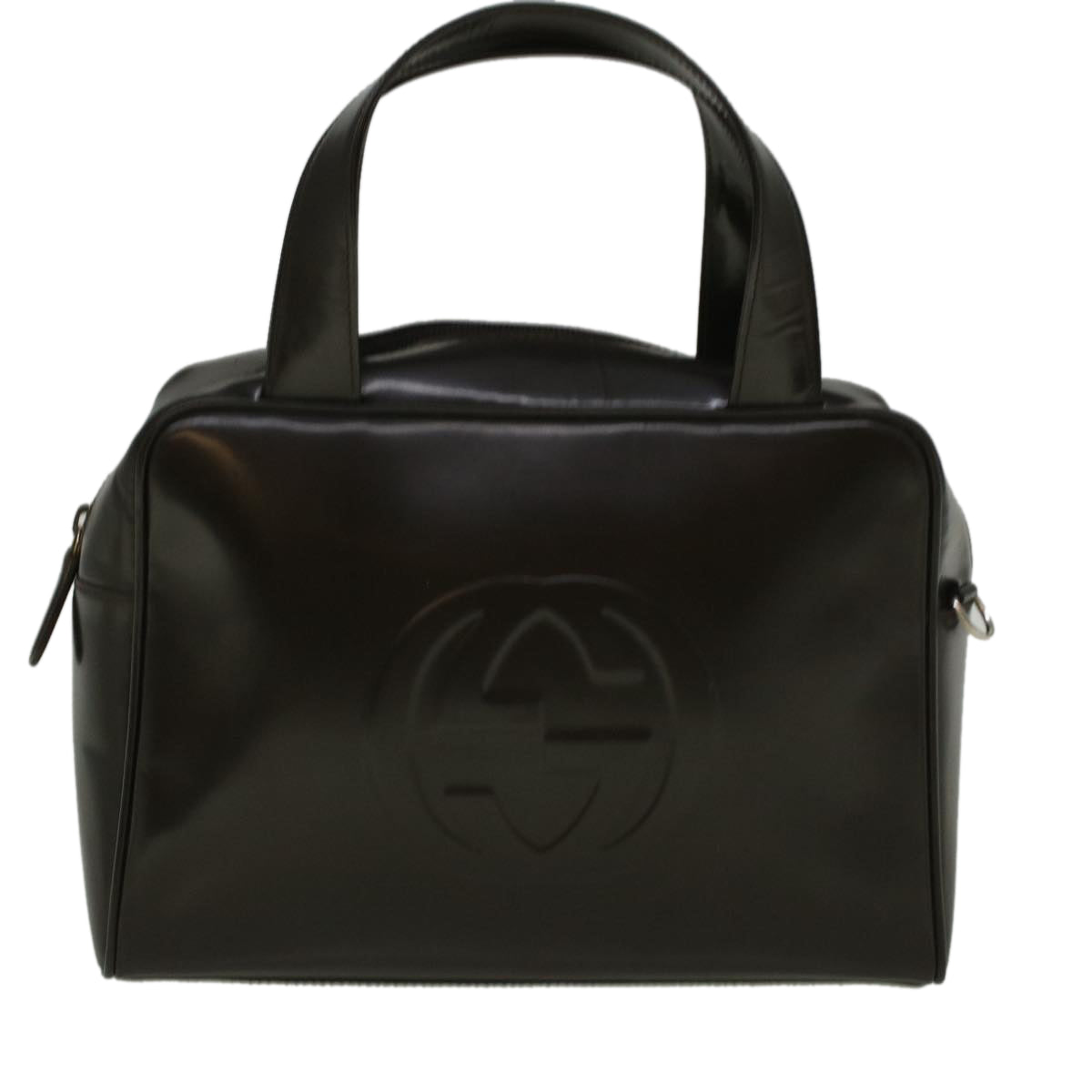 GUCCI Hand Bag Leather 2way Brown 000 1274 0505 ac2356