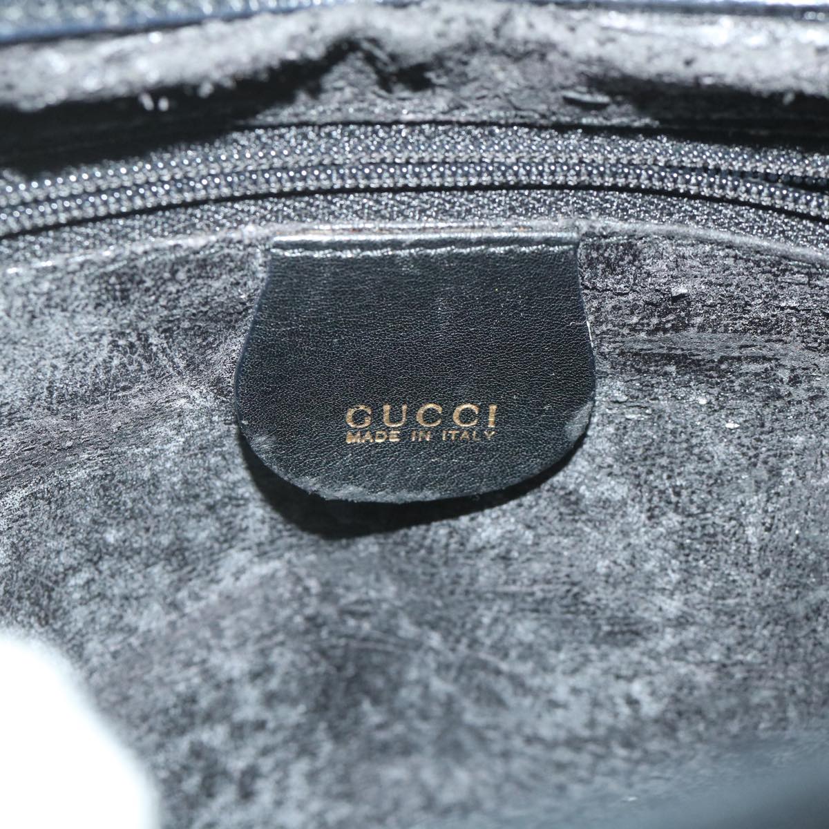 GUCCI Bamboo Hand Bag Leather Black 000 122 0316 ac2362