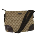 GUCCI GG Canvas Shoulder Bag Beige 114278 ac2364