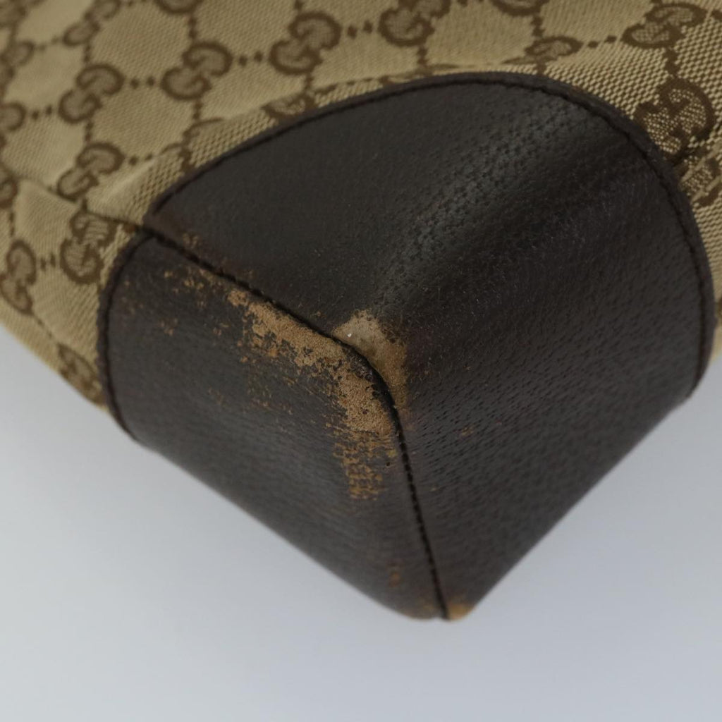 GUCCI GG Canvas Shoulder Bag Beige 114278 ac2364