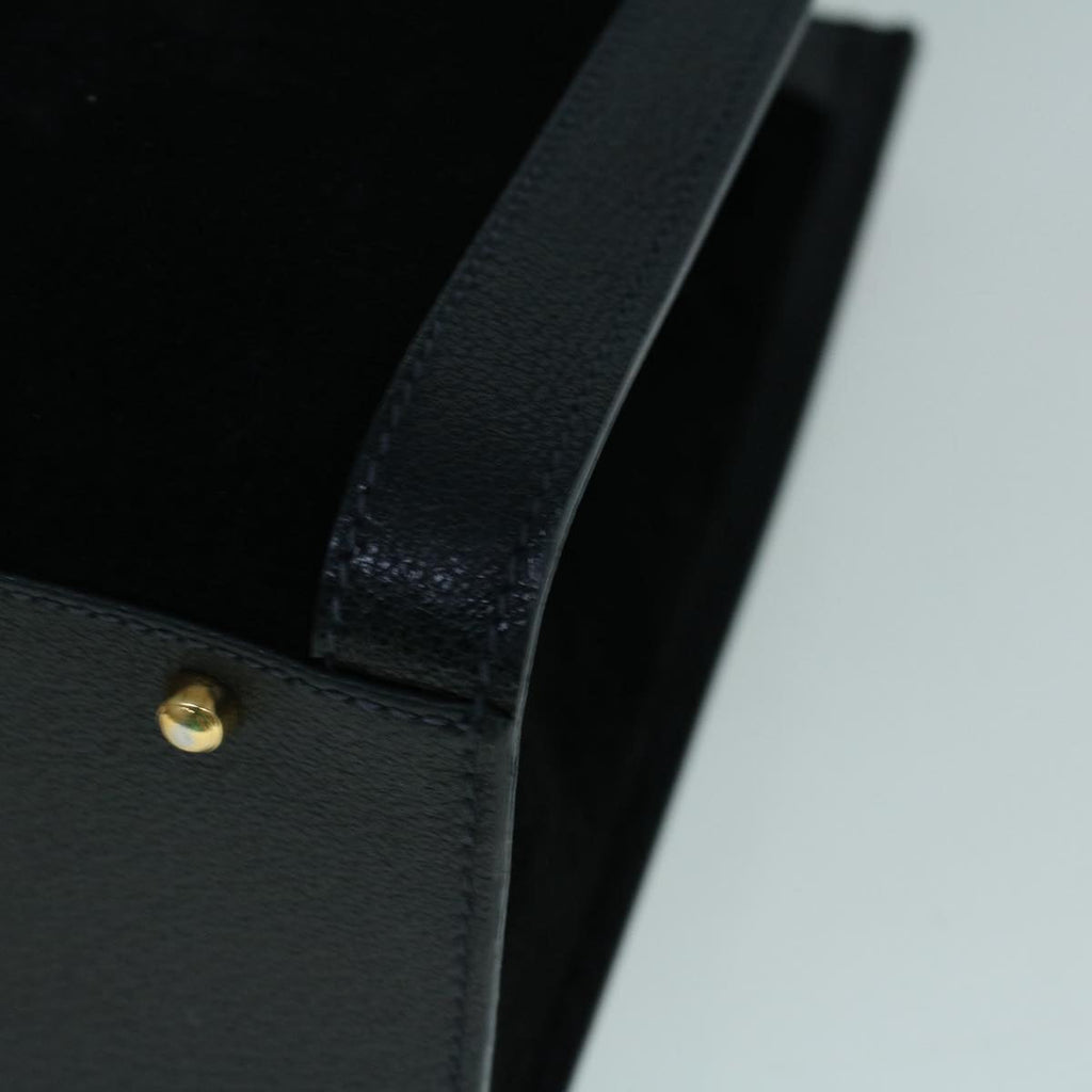GUCCI Bamboo Hand Bag Suede Black 002 1098 0260 ac2366