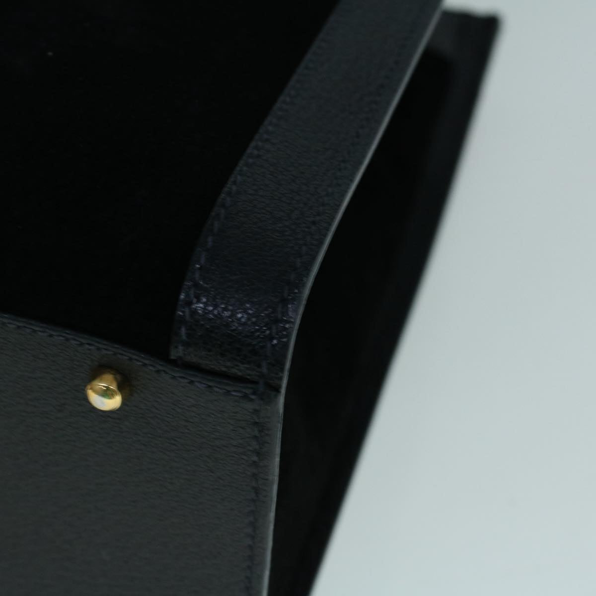 GUCCI Bamboo Hand Bag Suede Black 002 1098 0260 ac2366