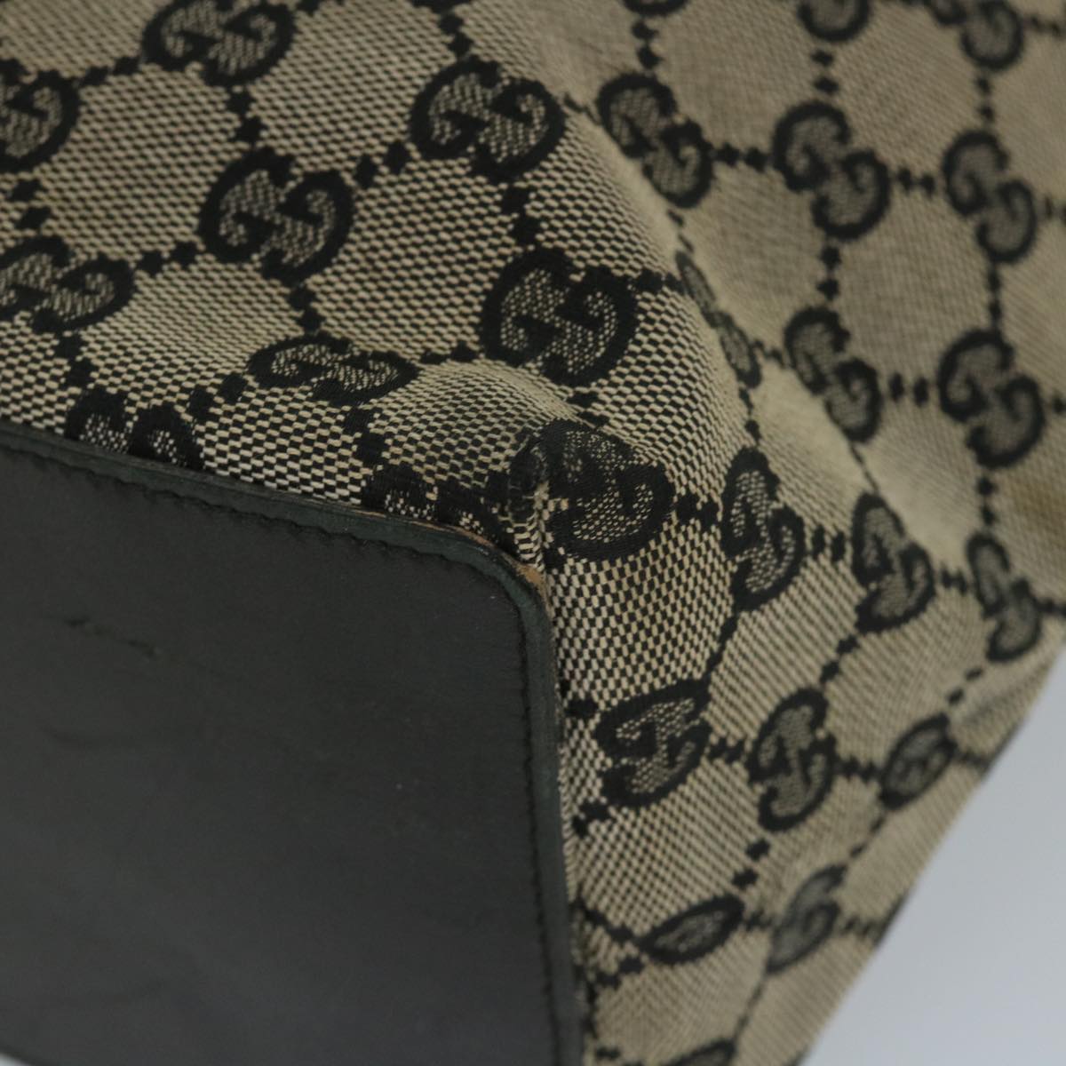 GUCCI GG Canvas Tote Bag Beige 001 1098 1705 ac2369