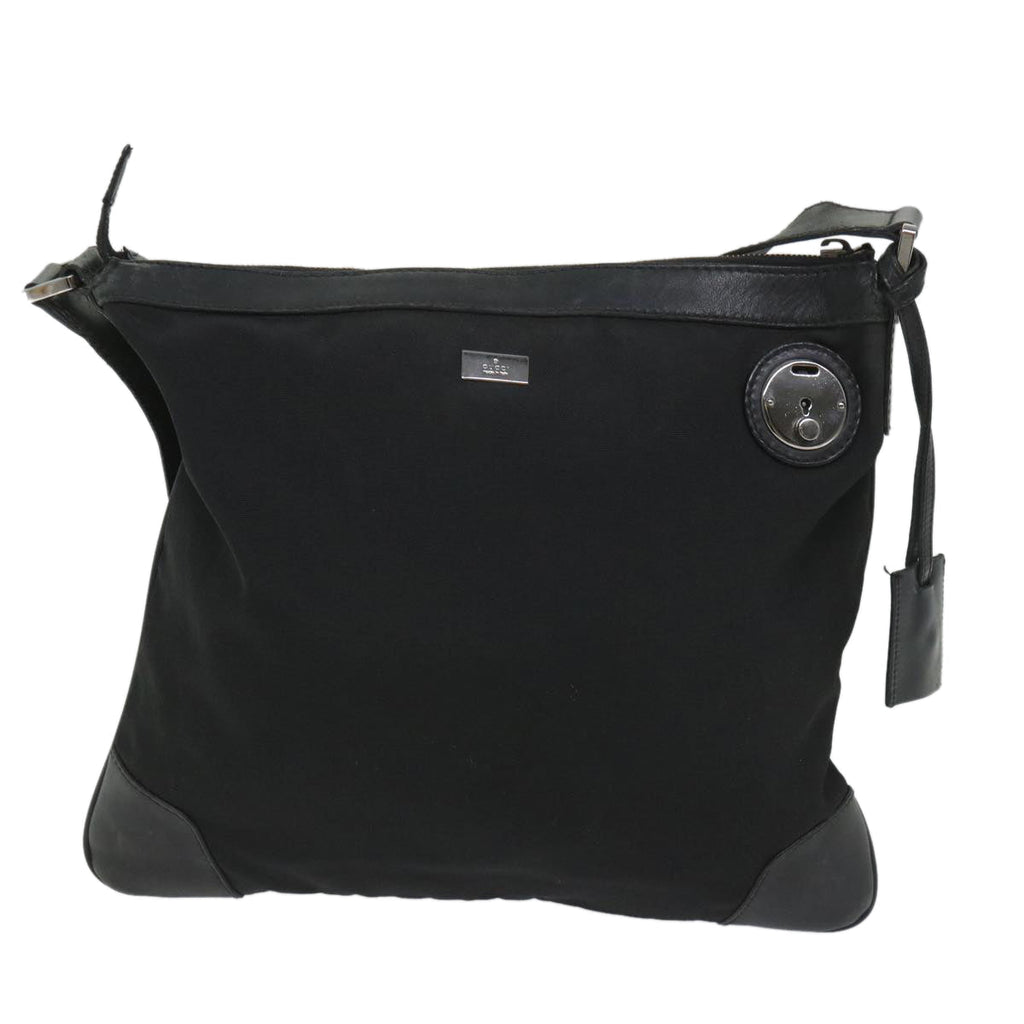 GUCCI Shoulder Bag Canvas Black 148476 ac2379