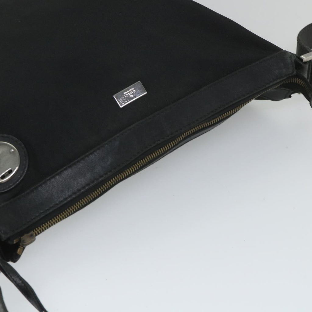 GUCCI Shoulder Bag Canvas Black 148476 ac2379