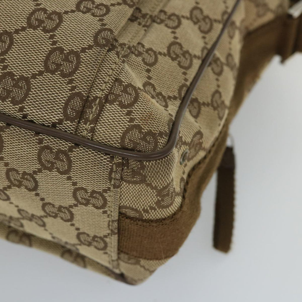 GUCCI GG Canvas Shoulder Bag Beige 90474 213532 ac2380