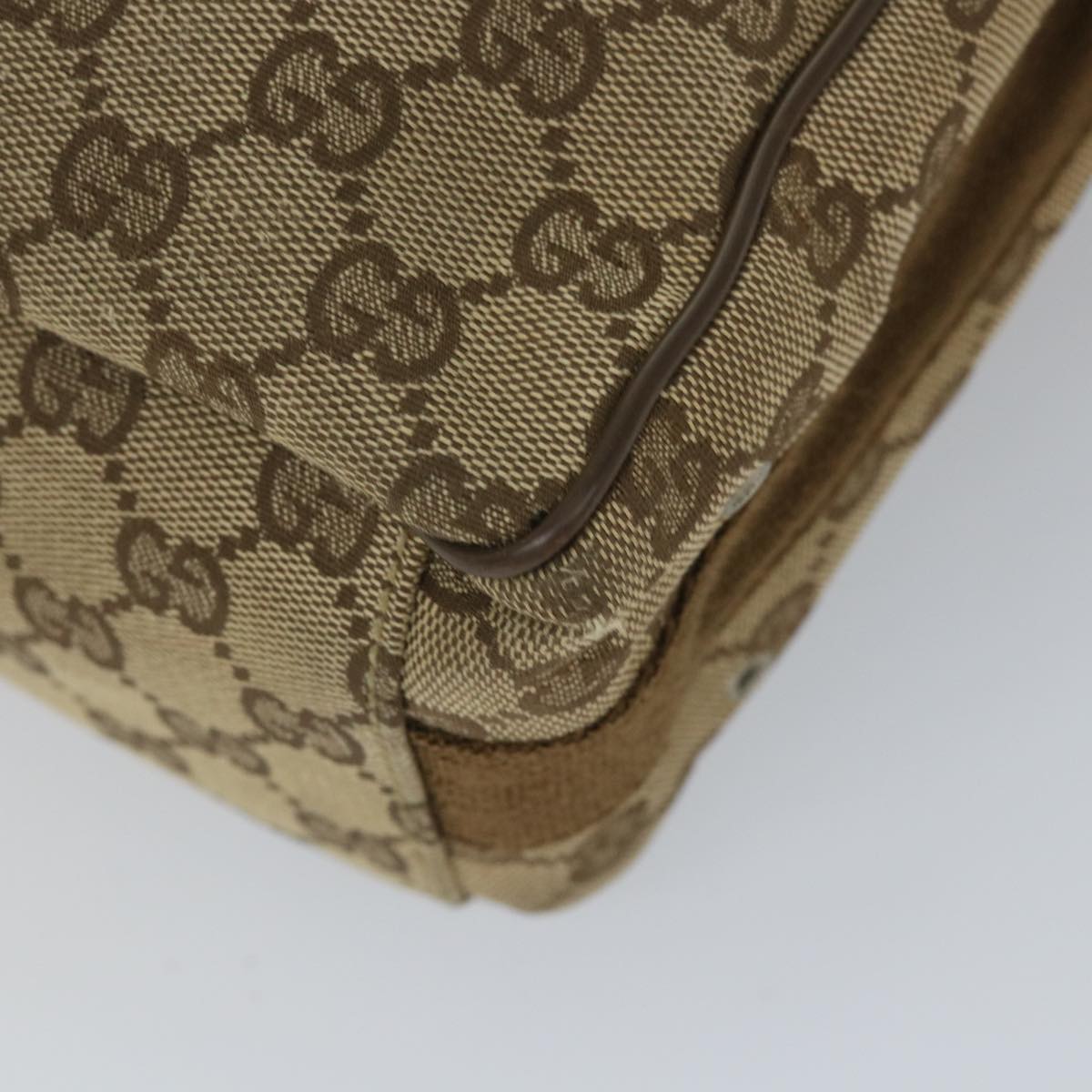 GUCCI GG Canvas Shoulder Bag Beige 90474 213532 ac2380