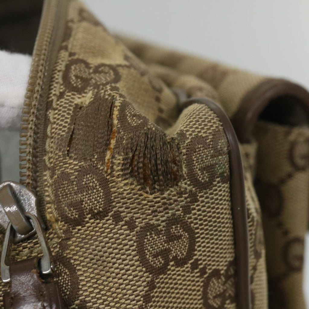 GUCCI GG Canvas Shoulder Bag Beige 90474 213532 ac2380
