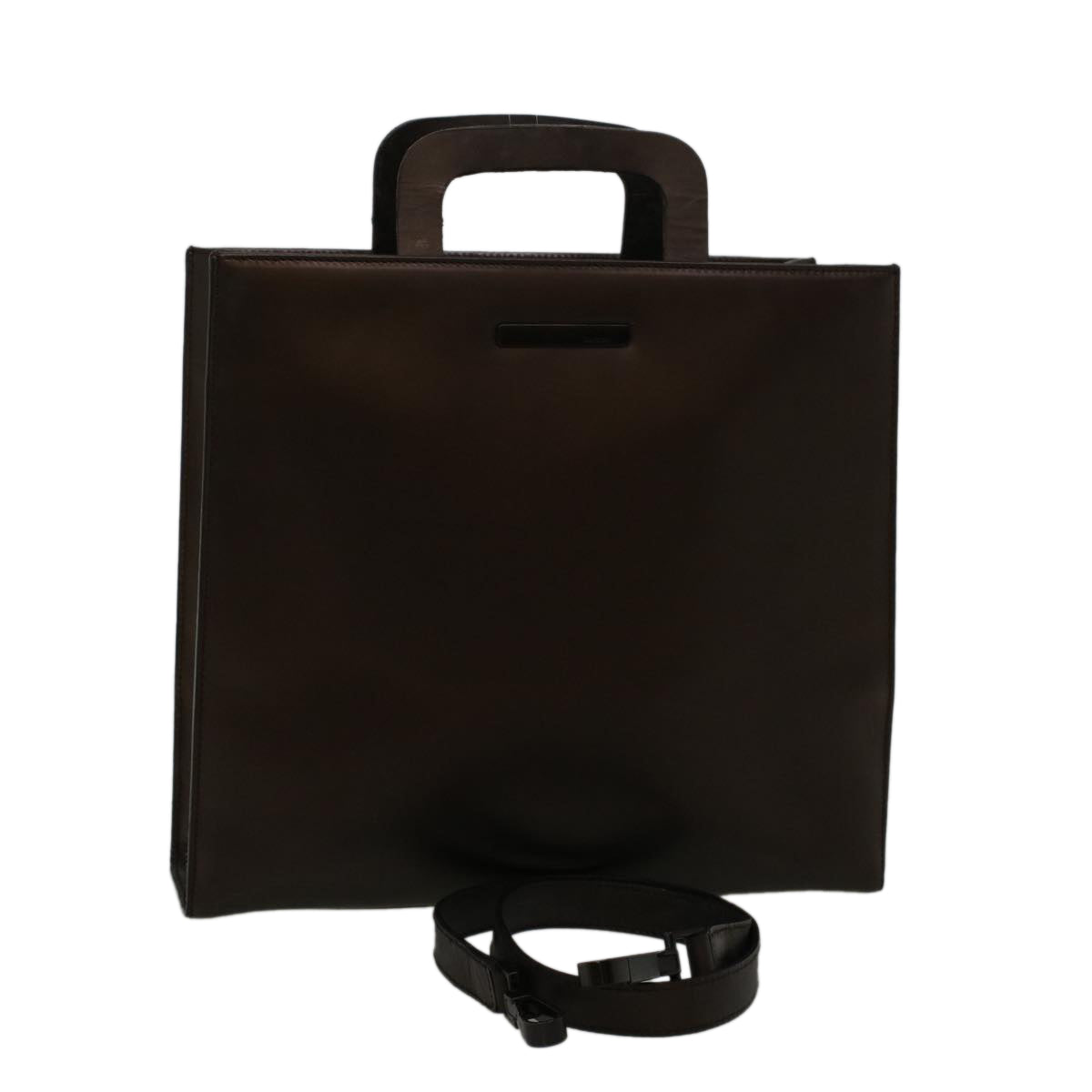 GUCCI Hand Bag Leather 2way Brown 001 2058 1853 6 ac2382