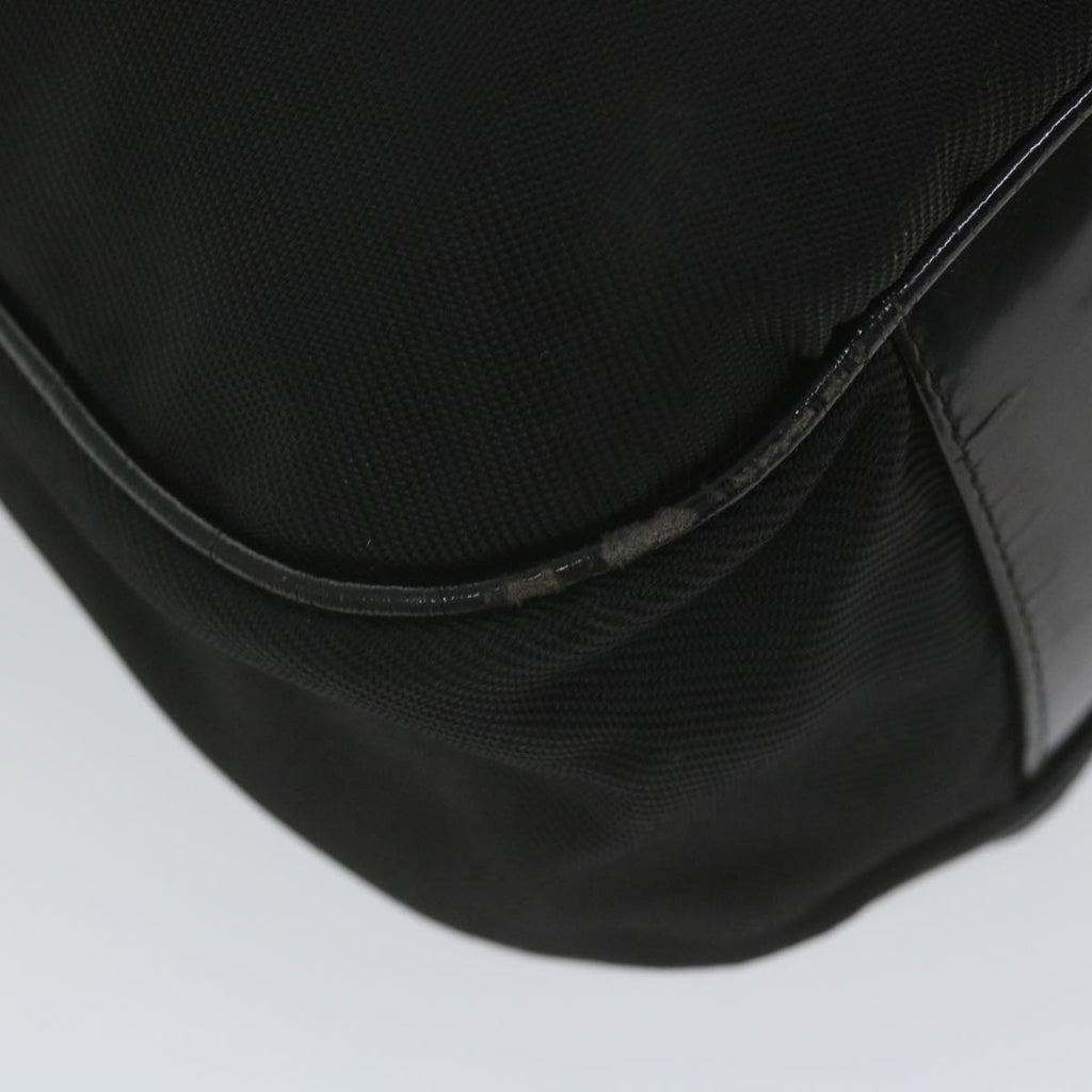 GUCCI Bamboo Shoulder Bag Nylon 2way Black ac2467